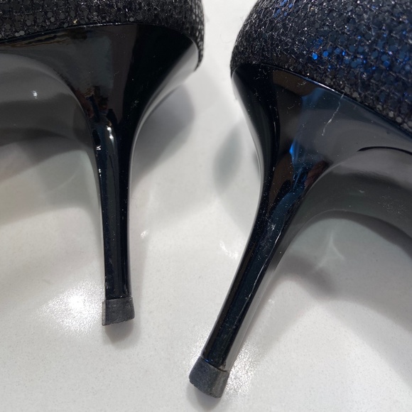 Jimmy Choo Black Glitter Pumps- 40.5 - Picture 4 of 4